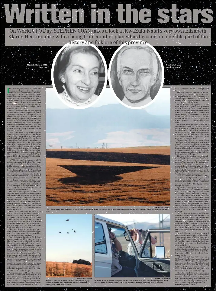 On World Ufo Day Stephen Coan Takes A Look At Kwazulu Natal S Very Own Elizabeth Klarer Her Romance With A Being From Another Planet Has Become An Indelible Part Of The History In the voluminous parthenon correspondence file at afu is preserved letters from almost all the wellknown public contactees of the 1950s and 60s. on world ufo day stephen coan takes a