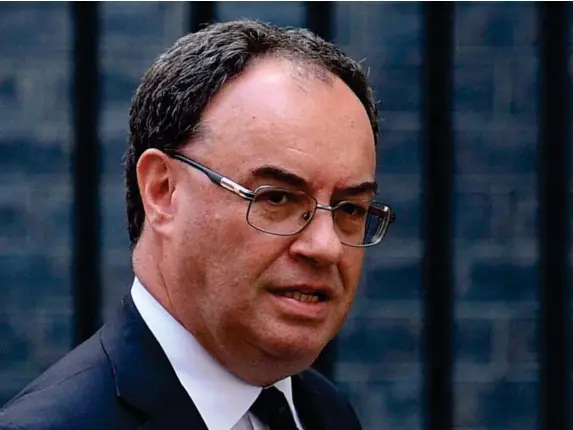  ?? (AFP/Getty) ?? Andrew Bailey accuses the bloc of trying to poach business from the City