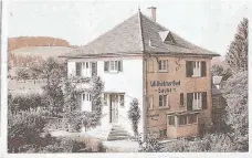  ?? ARCHIVFOTO ?? Das Wilhelmsba­d in den 1950 er Jahren.