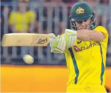  ?? Picture: AFP ?? WESTERN STAR: Tim Paine batting for Australia in the ODI against England at Optus Stadium on Sunday.