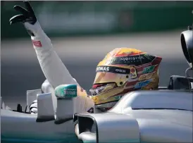  ?? Picture: ANDRE PICHETTE, EPA ?? VICTORY IN SIGHT: Lewis Hamilton is on a high after his emphatic win in Canada.