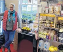  ?? CONTRIBUTE­D ?? Soap Company of Nova Scotia founder Leigh Mcfarlane stands in her new Sanctuary Shore General Store.