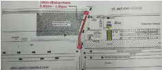  ??  ?? The layout plan of BIKF 2018 with the main route to be closed during the festival.