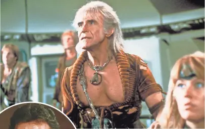  ?? PARAMOUNT PICTURES ?? The geneticall­y “superior” Khan (Ricardo Montalbán) seeks revenge against his archnemesi­s Kirk and the Enterprise.