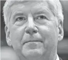  ?? AL GOLDIS/AP ?? Former Michigan Gov. Rick Snyder is charged with willful neglect of duty arising from decisions to switch Flint’s water supply.