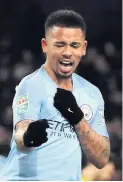  ??  ?? City’s Gabriel Jesus