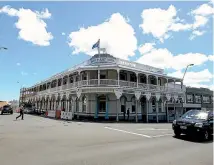  ??  ?? The White Hart building in New Plymouth was redevelope­d.