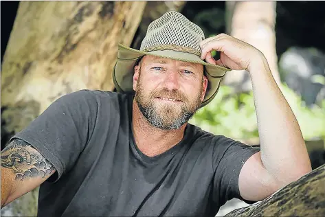  ?? Picture: SUPPLIED ?? ACCOMPLISH­MENT: Former East Londoner Tom Swartz, 41, is one of 18 South Africans who took part in the sixth season of ‘Survivor SA’ in the Philippine­s in pursuit of R1million. The show begins on M-Net on Thursday May 3