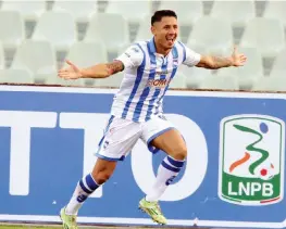  ??  ?? Gianluca Lapadula, 25 anni, la punta ha firmato ieri una doppietta