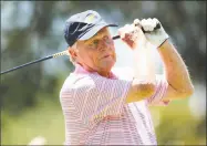  ?? Tim Warner / For The Chronicle ?? Jack Nicklaus feels the ball is the reason for the continuing rise of driving distance in profession­al golf.