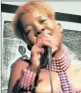  ??  ?? BAD TASTE: Ntsiki Mazwai