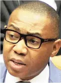  ??  ?? HOT SEAT: Deputy Minister of Higher Education Mduduzi Manana.