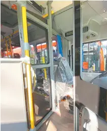  ?? DIVULGAÇÃO ?? BRTs conta com cabine que separa o motorista do resto da carroceria