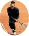  ?? GETTY IMAGES ?? Serena Williams was denied being given a seeding for the French Open at Roland Garros in Paris.