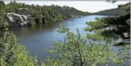  ?? TANIA BARRICKLO — DAILY FREEMAN ?? A view of Lake Minnewaska, part of Minnewaska State Park.