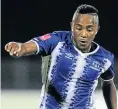  ??  ?? Attacking midfielder Lebohang Maboe carries the hopes of Maritzburg United.