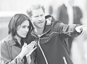  ?? CHRIS JACKSON/GETTY IMAGES ?? According to Andrew Morton’s new book, “Meghan: A Hollywood Princess,” Meghan Markle and Prince Harry met at exactly the right time in both their lives.