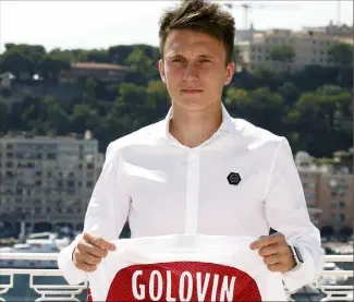  ?? (Photos J-F. Ottonello) ?? Golovin avait été recruté pour  millions d’euros au CSKA Moscou.
