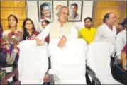  ?? ARIJIT SEN/HT PHOTO ?? ▪ Bhupesh Baghel at party office Wednesday.