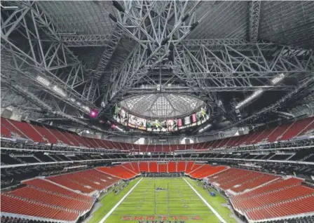  ?? Kevin C. Cox, Getty Images ?? Saturday’s showdown between Alabama and Florida State will be the first game that counts in Atlanta’s new Mercedes-Benz Stadium. It also could be a preview of the national title game, which will be played there in January.