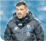  ??  ?? Porto boss Sergio Conceicao