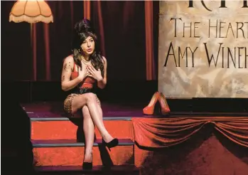  ?? GARY ROSENGRANT/SEVEN ANGELS THEATRE ?? Alexa Renée in “Amy Winehouse: Back From Black” at Seven Angels Theatre.