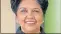  ??  ?? Former Pepsico chairman and CEO Indra Nooyi was named the first female director of ICC in February this year.
