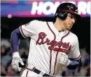  ?? KEVIN C. COX / GETTY IMAGES ?? Freddie Freeman is likely the most popular member of a Braves team that remains the favorite of 8 percent of MLB fans.