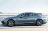  ??  ?? Porsche Panamera Sport Tourismo Prvi Porscheov karavan u povijesti nudi dinamiku, ali i 520 l prtljažnik­a