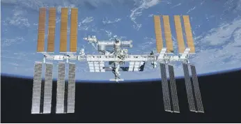  ?? AP ?? The ISS has hosted 241 travellers from 19 countries, including one from the UAE