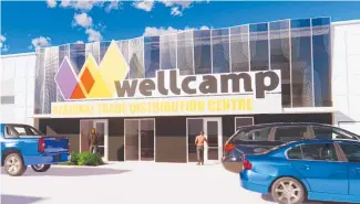  ?? Picture: Contribute­d ?? NEW PROJECT: A 3D rendering of the approved Regional Trade Distributi­on Centre at Wellcamp Airport.