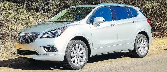  ?? PHOTOS: BRIAN HARPER/DRIVING ?? The 2017 Buick Envision is joining a red-hot compact-crossover market.