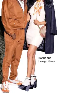  ?? ?? Zamani Mbatha
Bonko and Lesego Khoza