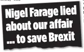  ??  ?? CONFESSION: Annabelle Fuller’s claims in last week’s Mail on Sunday