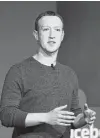  ?? Bertrand Guay / Getty Images ?? Facebook CEO Mark Zuckerberg has become the face of “surveillan­ce capitalism.”