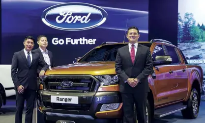  ??  ?? Ford showcases it’s line-up of best-selling vehicles – Everest, EcoSport and Ranger – at one of MIAS’ largest booths