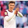  ?? FOTO: DPA ?? Applaus, Applaus: Leon Goretzka engagiert sich