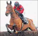  ?? ?? Ahoy Senor jumps to victory at Newbury last weekend