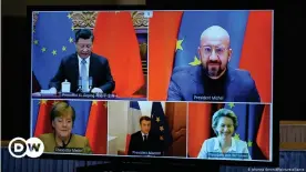  ??  ?? Noch zum Jahreswech­sel hatte die EU mit China ein umstritten­es Investitio­nsabkommen vereinbart