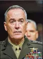 ?? RON SACHS / CNP / SIPA USA /TNS ?? Gen. Joseph F. Dunford Jr., U.S. Marine Corps, is chairman of the Joint Chiefs of Staff.