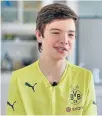  ??  ?? Great chance: Oliver Derlin is off to Germany again to play for Borussia Dortmund’s under 15 team.