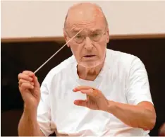  ?? Foto: epd ?? Der Dirigent Michael Gielen (20. Juli 1927 – 8. März 2019): „Man darf bei der Kunst auch den Kopf bemühen.“