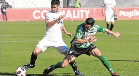  ?? ABC ?? Lance del choque disputado ayer en el Estadio Jesús Navas