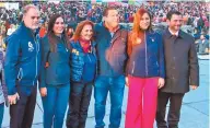  ?? Gerardo Garcia ?? Juan José Álvarez Brunel, Alejandra Gutiérrez, Escandra Salím, Diego Sinuhé Rodríguez, Libia García y Héctor Tejada Shaar, durante la fiesta inaugural/Foto: