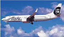  ?? COURTESY OF ALASKA AIRLINES ?? Starting early next year, Alaska Airlines will no longer fly a daily route from Albuquerqu­e to Orange County or the San Francisco Bay area.