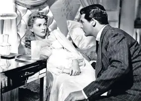  ?? ?? i Something doesn’t feel right: Joan Fontaine and Cary Grant in Suspicion, 1941