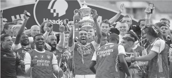  ??  ?? Arsenal win 2020 FA Cup