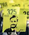  ??  ?? Verità In piazza per Giulio Regeni