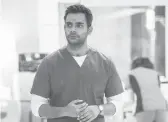  ?? YAN TURCOTTE/NBC ?? Hamza Haq plays a Syrian doctor who has fled his war-torn homeland for Canada in “Transplant.”