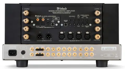  ??  ?? One glance at the rear panel suggests Mcintosh has tried to include every possible input type